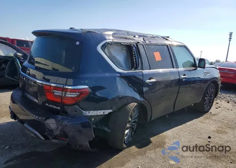 2023 Nissan Armada Platinum из США, поврежденный, VIN JN8AY2CD9P9690803